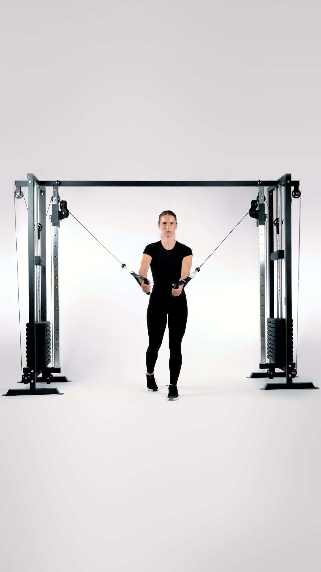 Alternating Cable Fly, High to Low